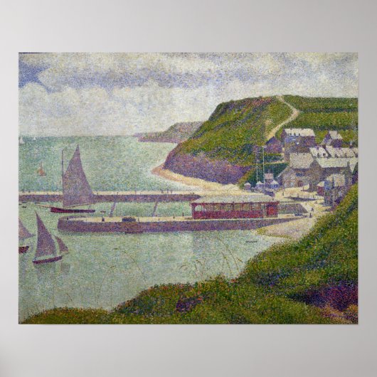 Poster Georges Pierre Seurat | Port à Port-en-Bessin (Devant)