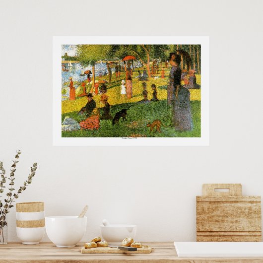 Poster Georges Seurat (Cuisine)