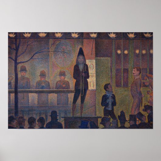 Poster Georges Seurat - Diaporama du Cirque (Devant)