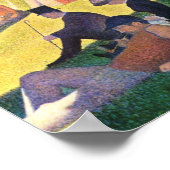 Poster Georges Seurat dimanche à La Grande Jatte (Coin)