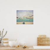 Poster Georges Seurat - Entrée du Port de Honfleur (Cuisine)