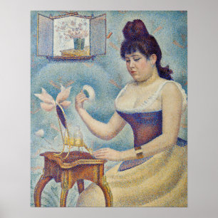 Poster Georges Seurat - Jeune femme se poudrant