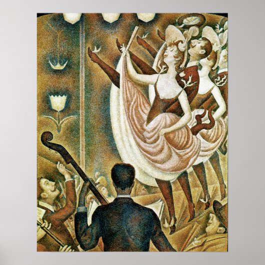 Poster Georges Seurat - Le Chahut (Devant)