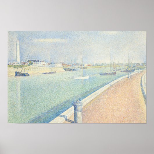 Poster Georges Seurat - Le chenal des cimes (Devant)