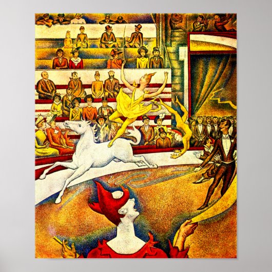 Poster Georges Seurat - Le Cirque - Le Cirque (Devant)