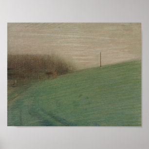 Poster Georges Seurat - Le pré