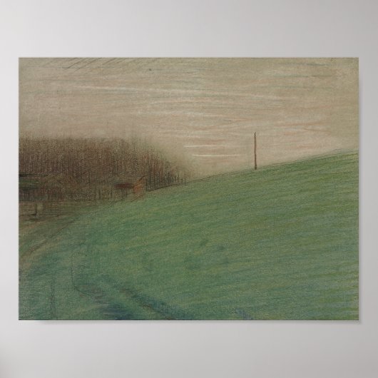 Poster Georges Seurat - Le pré (Devant)