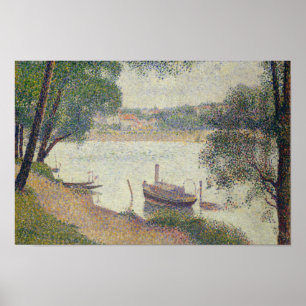 Poster Georges Seurat - Météo Gris, Grande Jatte