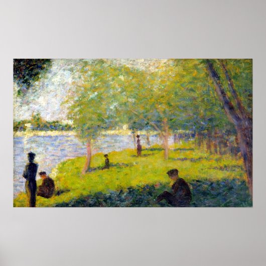 Poster Georges Seurat Study for A Sunday La Grande Jatte (Devant)