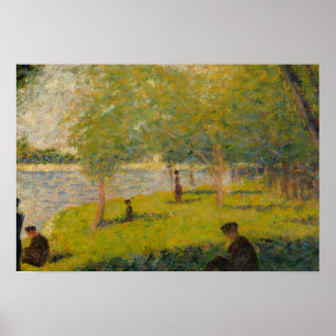 Poster Georges Seurat - Study for A Sunday on La Grande