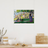 Poster Georges Seurat - Un dimanche après-midi à l'Île de (Cuisine)