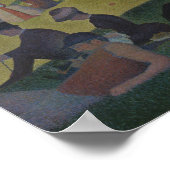 Poster Georges Seurat - Un dimanche sur La Grande Jatte (Coin)