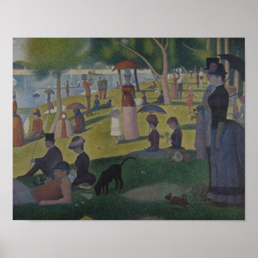 Poster Georges Seurat - Un dimanche sur La Grande Jatte (Devant)