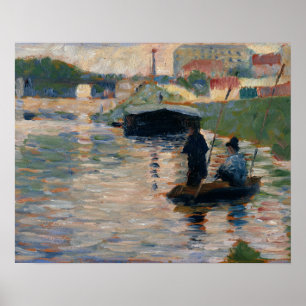 Poster Georges Seurat - Vue sur la Seine