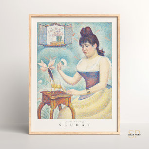 Poster Georges Seurat Young Woman Powderself Art