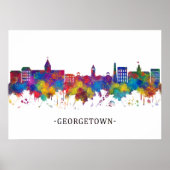 Poster Georgetown Guyana Skyline (Devant)