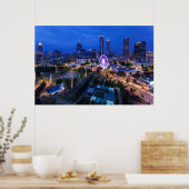 Poster Georgia, Atlanta, Centennial Olympic Park (Cuisine)