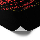 Poster Georgia Bbq Pitmaster Pour Fumer De La Viande Barb (Coin)