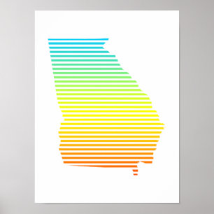 Poster georgia chill fade