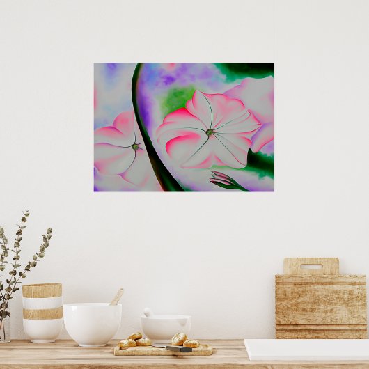 Poster georgia o'keeffe (Cuisine)