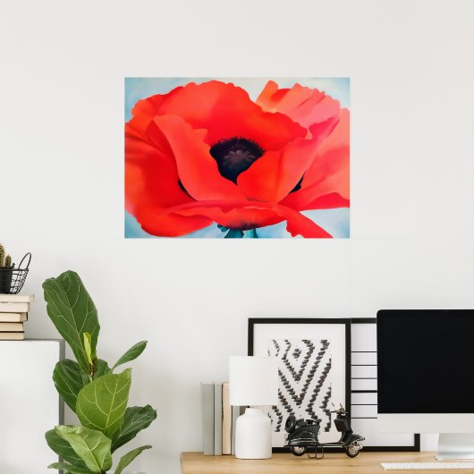 Poster georgia o'keeffe (Bureau à domicile)