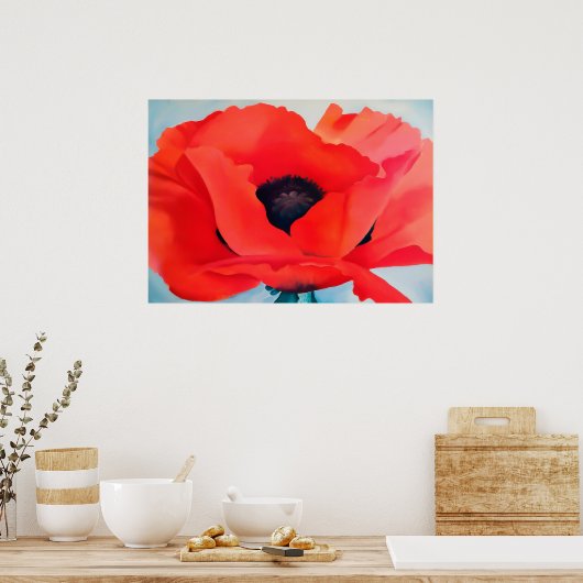 Poster georgia o'keeffe (Cuisine)