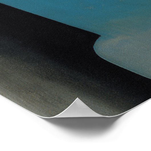 Poster Georgia O'Keeffe calle nueva york luna (Coin)