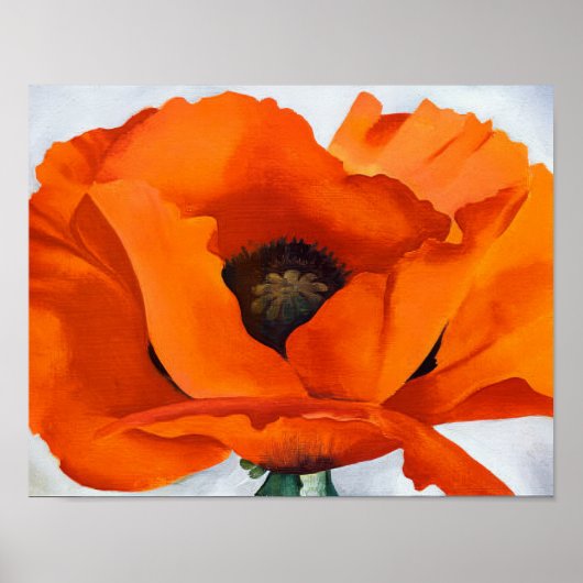 Poster Georgia O'Keeffe - Coquelicot rouge - 1927 (Devant)