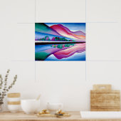 Poster Georgia O'Keeffe, Lake George Reflection (1921) (Cuisine)