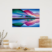 Poster Georgia O'Keeffe, Lake George Reflection (1921) (Cuisine)