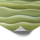 Poster Georgia O'Keeffe - Musique bleue et verte (Coin)