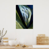 Poster Georgia O'Keeffe - Musique bleue et verte (Cuisine)