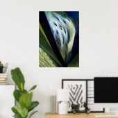 Poster Georgia O'Keeffe - Musique bleue et verte (Bureau à domicile)