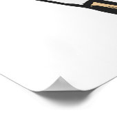 Poster Georgian Flag Red and White Cross (Coin)