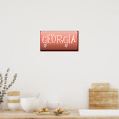 Poster Géorgie (Cuisine)