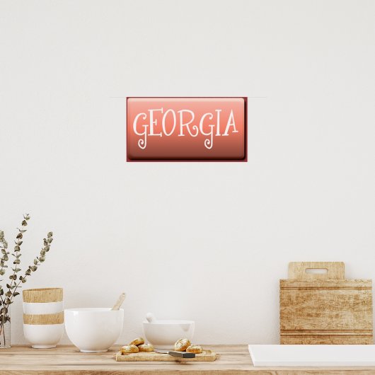 Poster Géorgie (Cuisine)