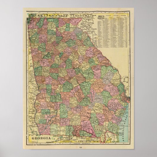 Poster Géorgie 2 (Devant)