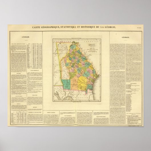 Poster Géorgie É (Devant)