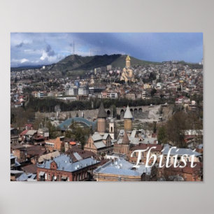 Poster Géorgie - Tbilissi -