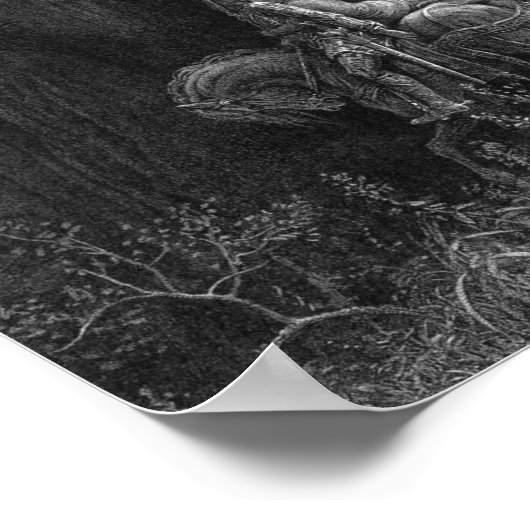 Poster Geraint Et Enid Se Rendre À Gustave Dore (Coin)