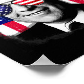 Poster Gerald Ford 4 juillet Drapeau (Coin)