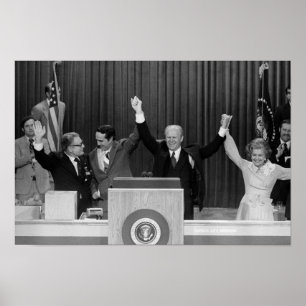 Poster Gerald Ford, récipiendaire de la mise en candidat