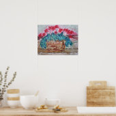 Poster Geraniums (Cuisine)