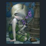 Poster Geraniums ART IMPRIMER réalisme magique pop surréa<br><div class="desc">Un de mes favoris jusqu'à présent, un article très spécial pour moi. Ce tableau a une qualité surréaliste onirique. Une fille dans un manoir en ruines mais magnifique répond à un téléphone antique, avec des géraniums en jaillissant. Inspiré par une phrase de la chanson "Glass Hotel" de Robyn Hitchcock. La...</div>