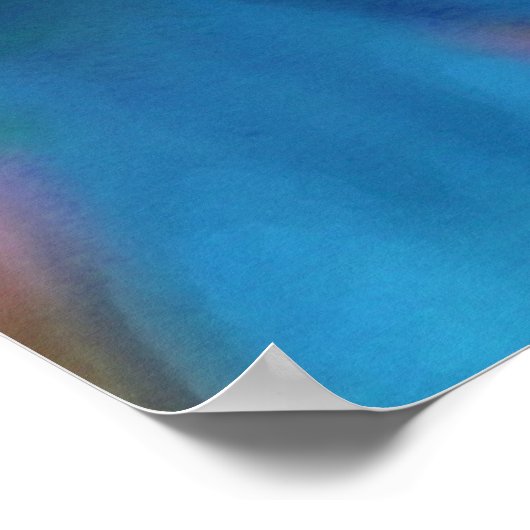 Poster Geraniums bleus (Coin)