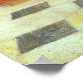 Poster Geraniums et chats de Pierre Renoir (Coin)