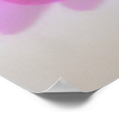 Poster Geraniums roses (Coin)