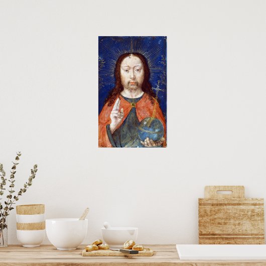 Poster Gerard David Holy Face (Cuisine)