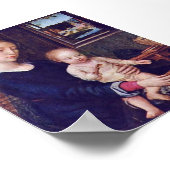 Poster Gerard David - La Vierge de la Soupe au lait (Coin)