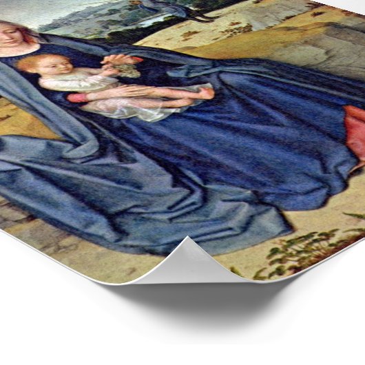 Poster Gerard David - Le Reste du Vol en Egypte (Coin)